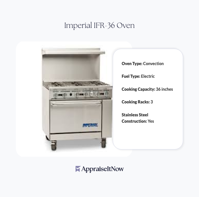 Facts of an Imperial IFR-36 Oven