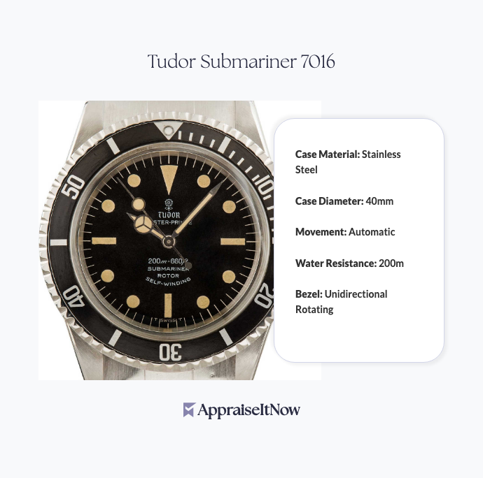 Facts of a Tudor Submariner 7016