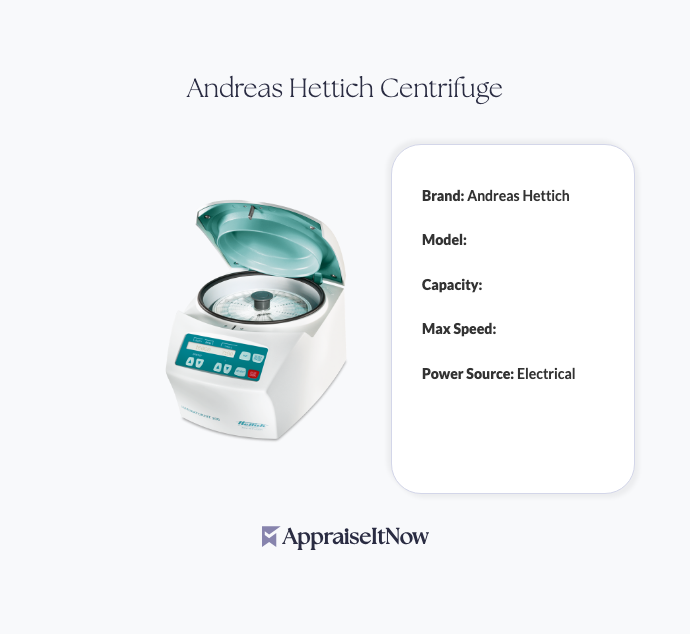 Facts of an Andreas Hettich Centrifuge