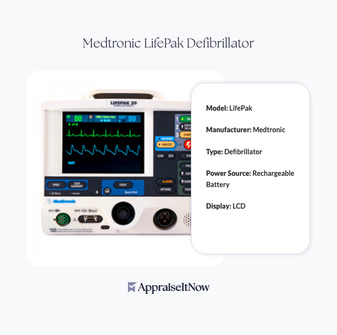 Facts of a Medtronic LifePak Defibrillator