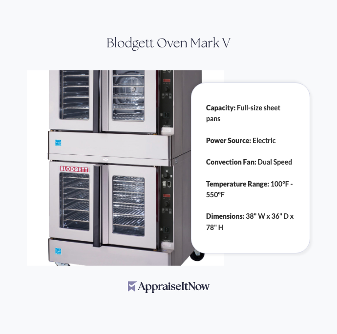 Facts of a Blodgett Oven Mark V