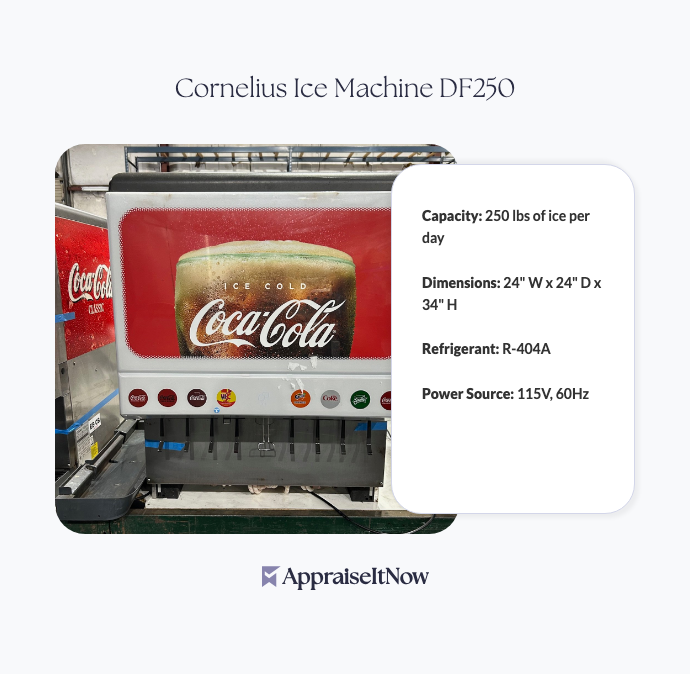 Facts of a Cornelius Ice Machine DF250