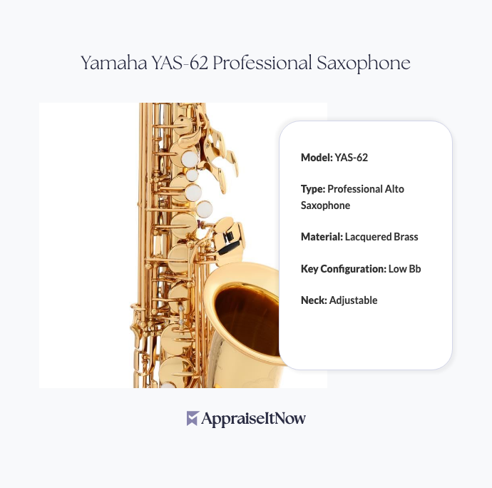 Facts of a Yamaha YAS-62 Professional Saxophone
