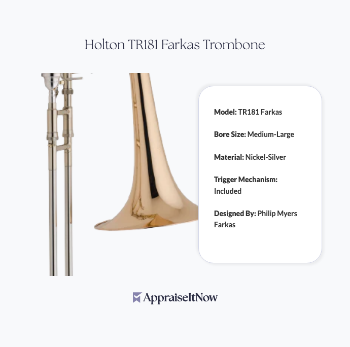 Facts of a Holton TR181 Farkas Trombone