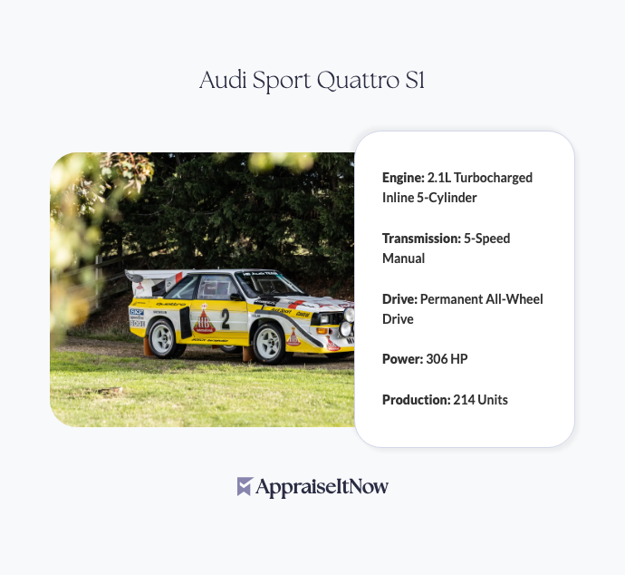 Facts of an Audi Sport Quattro S1