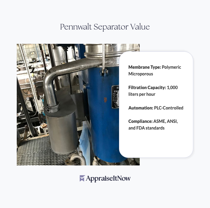 Facts of a Pennwalt Separator Value