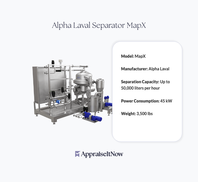 Facts of an Alpha Laval Separator MapX