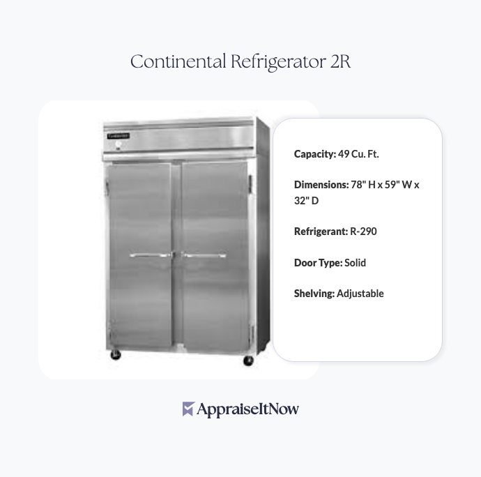 Facts of a Continental Refrigerator 2R