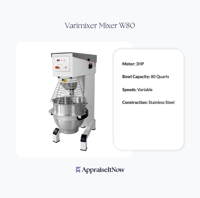 Facts of a Varimixer Mixer W80