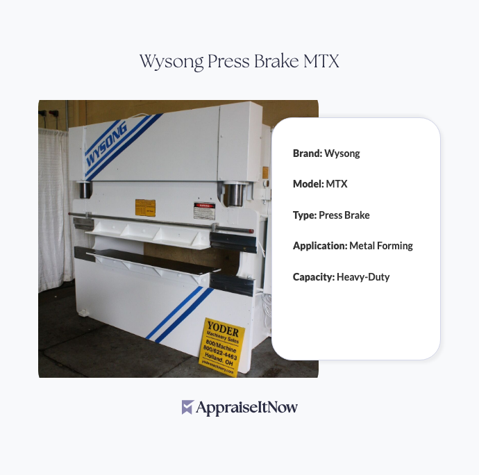 Facts of a Wysong Press Brake MTX