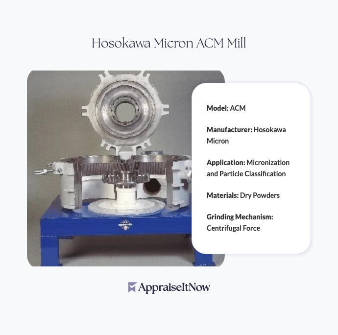Facts of a Hosokawa Micron ACM Mill