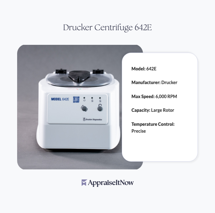 Facts of a Drucker Centrifuge 642E