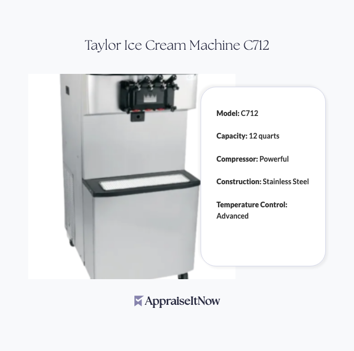 Facts of a Taylor Ice Cream Machine C712