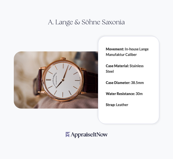 Facts of an A. Lange & Söhne Saxonia