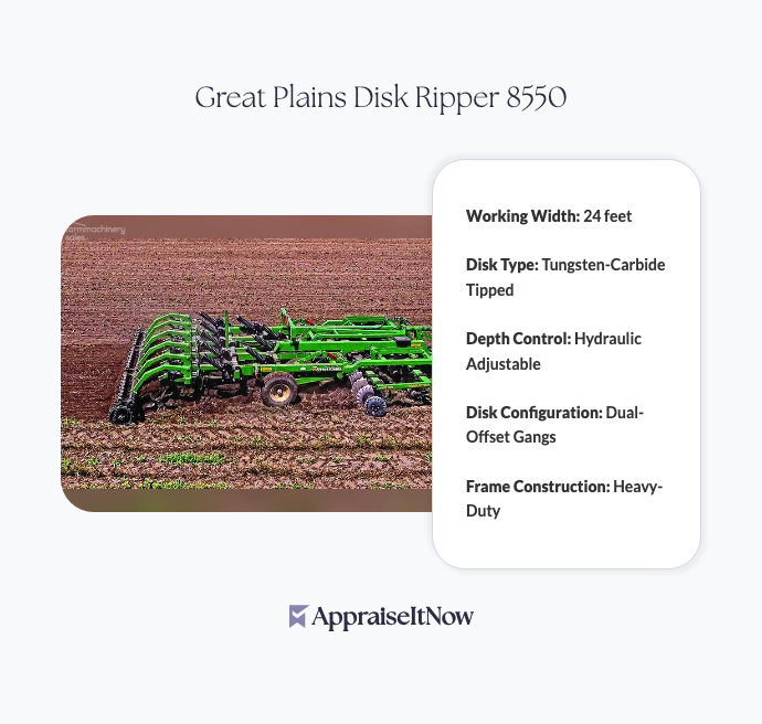 Facts of a Great Plains Disk Ripper 8550