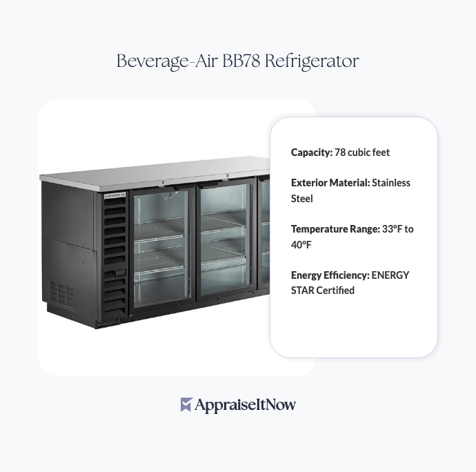 Facts of a Beverage-Air BB78 Refrigerator