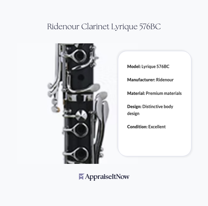 Facts of a Ridenour Clarinet Lyrique 576BC