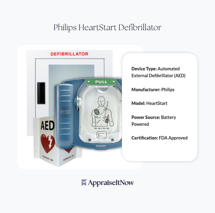 Facts of a Philips HeartStart Defibrillator