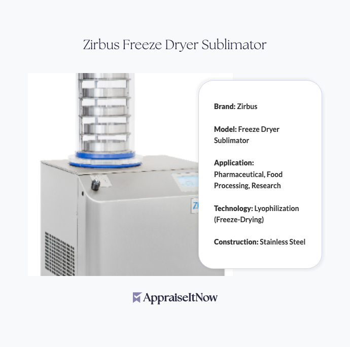 Zirbus Freeze Dryer Sublimator