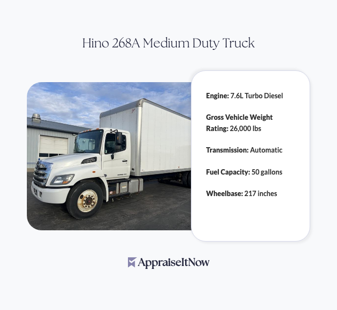 Facts of a Hino 268A Medium Duty Truck