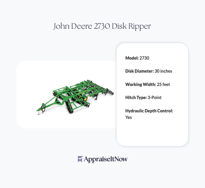 Facts of a John Deere 2730 Disk Ripper