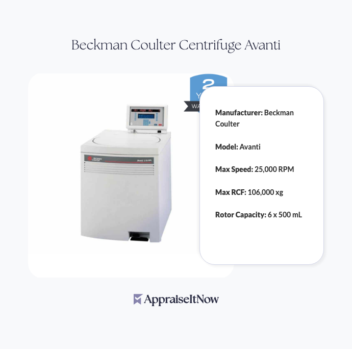Facts of a Beckman Coulter Centrifuge Avanti