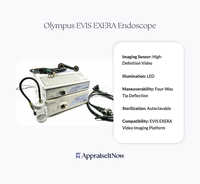 Facts of an Olympus EVIS EXERA Endoscope