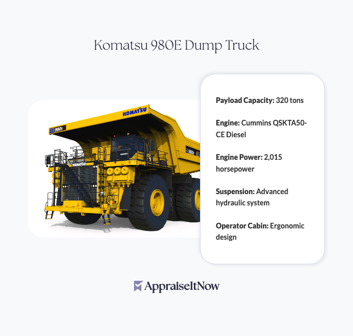 Komatsu 980E Dump Truck