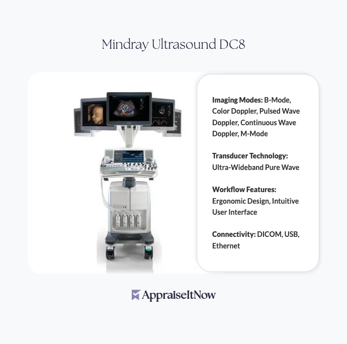 Facts of a Mindray Ultrasound DC8