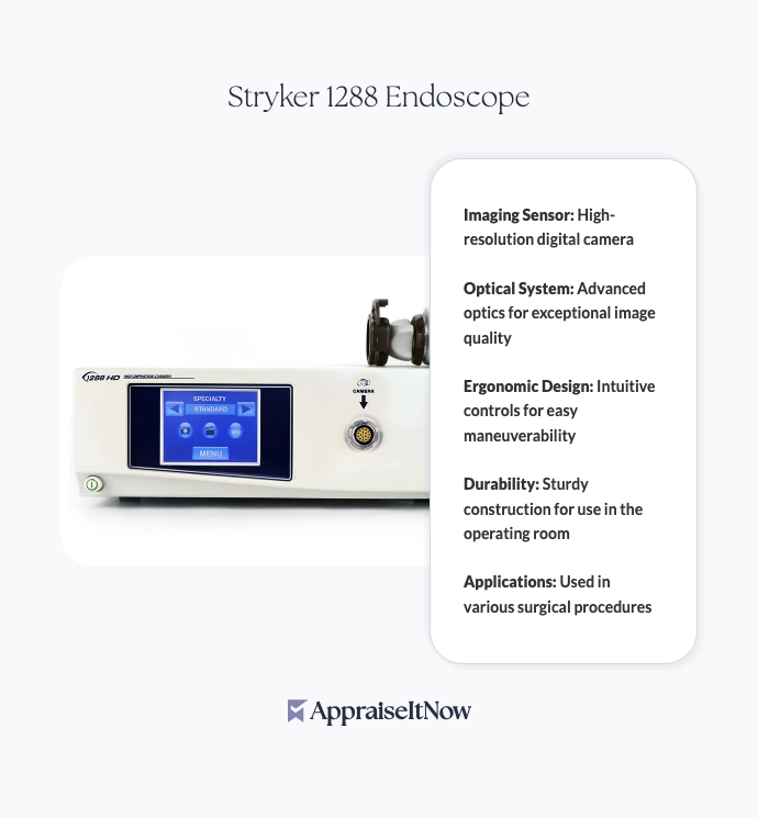 Facts of a Stryker 1288 Endoscope