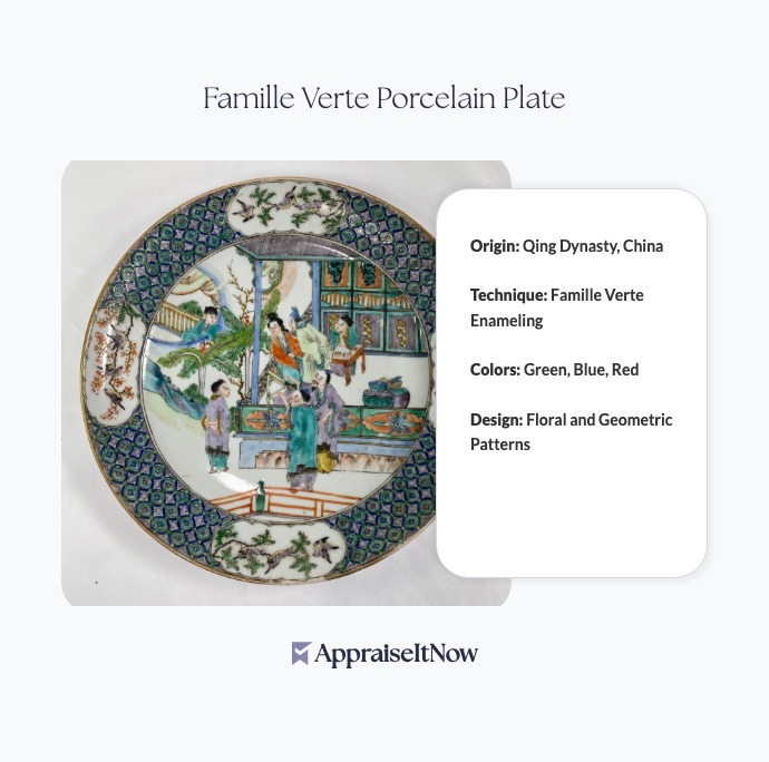 Facts of a Famille Verte Porcelain Plate