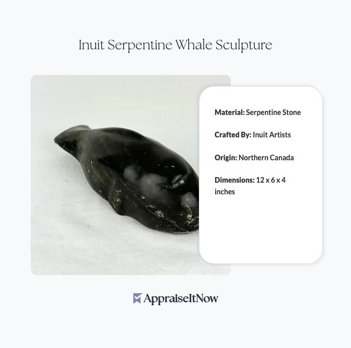 Facts of an Inuit Serpentine Whale Sculpture
