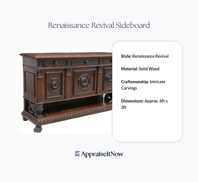 Renaissance Revival Sideboard