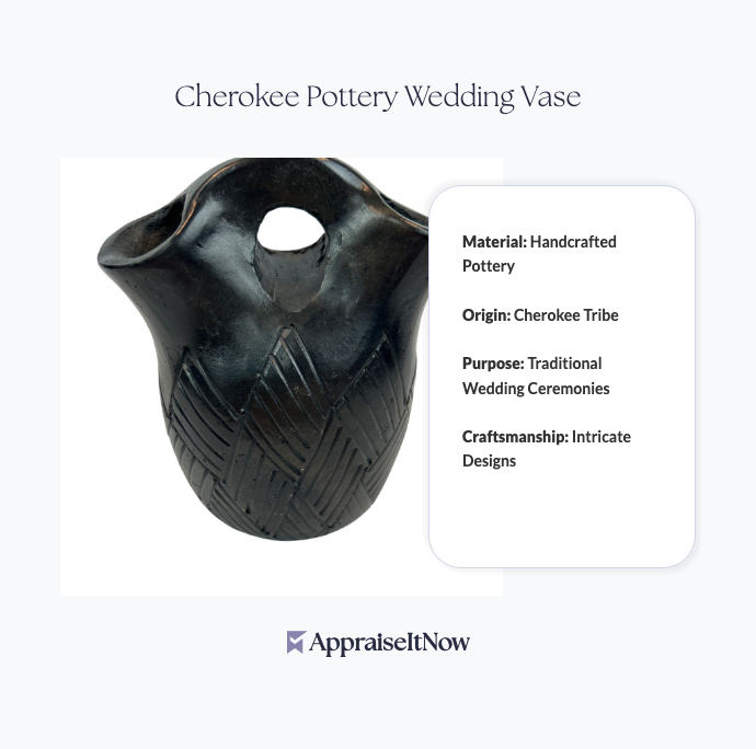 Cherokee Pottery Wedding Vase