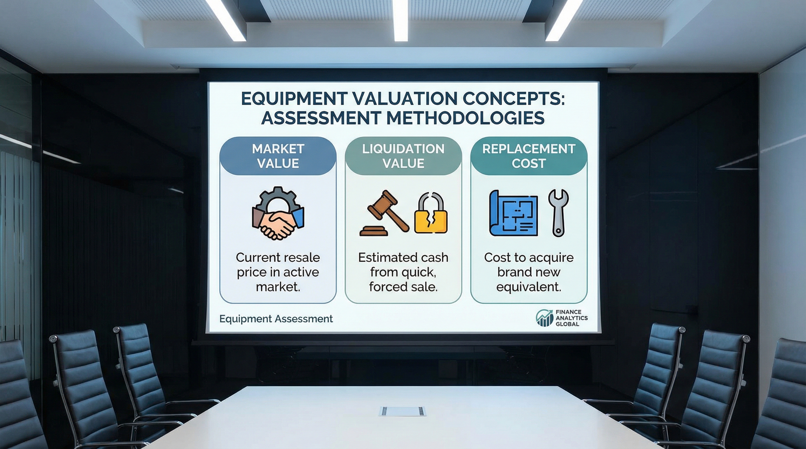 Cannabis equipment valuation types comparison chart